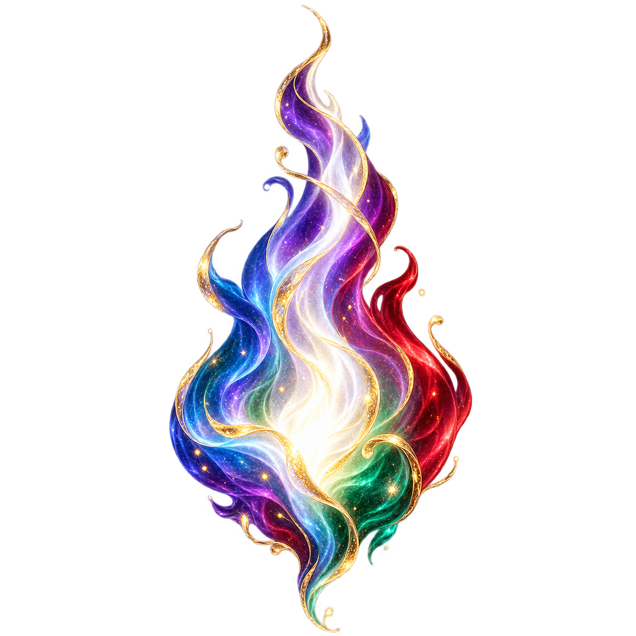 Chama nas seis cores do Manto